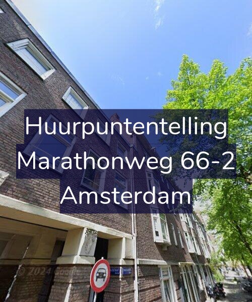 Foto gevel Huurpuntentelling voor Marathonweg 66-2, Amsterdam