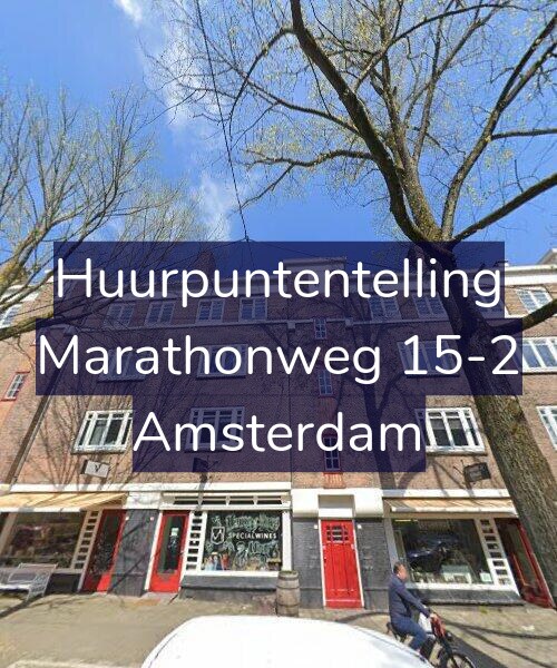Foto gevel Huurpuntentelling voor Marathonweg 15-2, Amsterdam