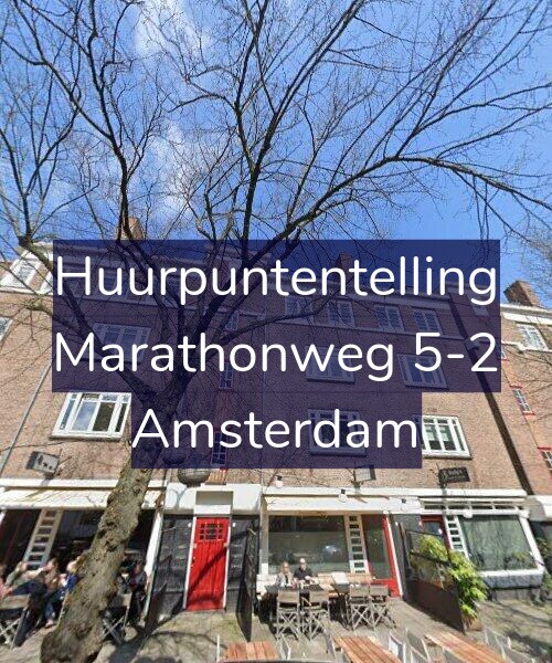 Foto gevel Huurpuntentelling voor Marathonweg 5-2, Amsterdam