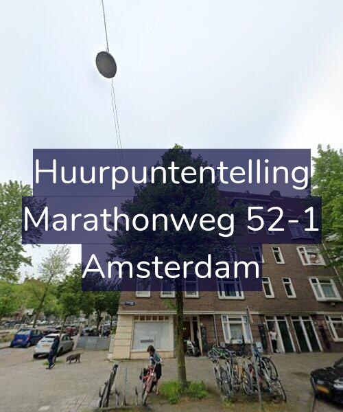 Foto gevel Huurpuntentelling voor Marathonweg 52-1, Amsterdam