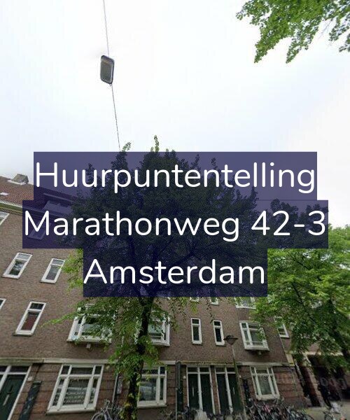 Foto gevel Huurpuntentelling voor Marathonweg 42-3, Amsterdam