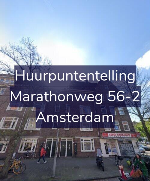 Foto gevel Huurpuntentelling voor Marathonweg 56-2, Amsterdam