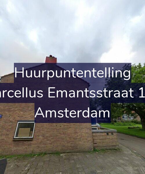 Foto gevel Huurpuntentelling voor Marcellus Emantsstraat 1-H, Amsterdam