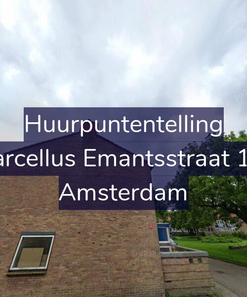Foto gevel Huurpuntentelling voor Marcellus Emantsstraat 1-1, Amsterdam