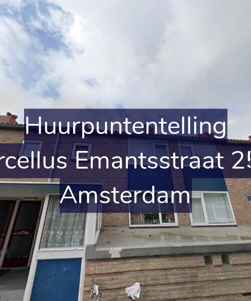 Foto gevel Huurpuntentelling voor Marcellus Emantsstraat 25-H, Amsterdam