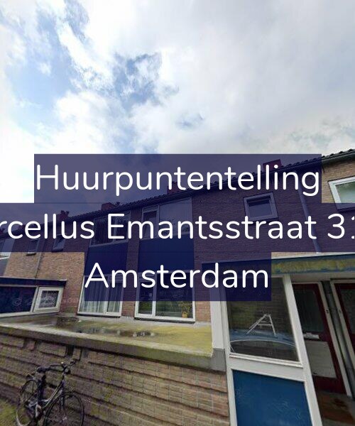 Foto gevel Huurpuntentelling voor Marcellus Emantsstraat 31-H, Amsterdam