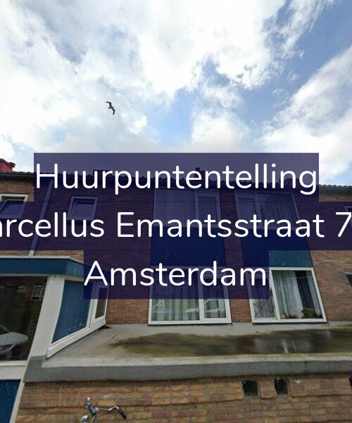 Foto gevel Huurpuntentelling voor Marcellus Emantsstraat 7-H, Amsterdam