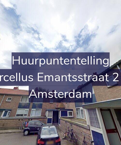 Foto gevel Huurpuntentelling voor Marcellus Emantsstraat 21-1, Amsterdam