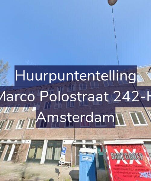 Foto gevel Huurpuntentelling voor Marco Polostraat 242-H, Amsterdam