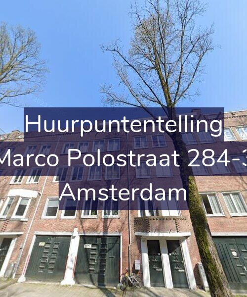 Foto gevel Huurpuntentelling voor Marco Polostraat 284-3, Amsterdam