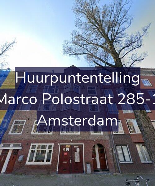 Foto gevel Huurpuntentelling voor Marco Polostraat 285-1, Amsterdam