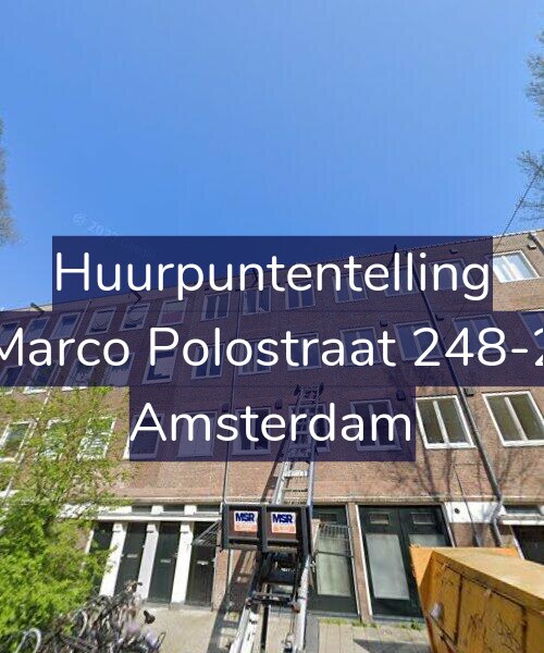 Foto gevel Huurpuntentelling voor Marco Polostraat 248-2, Amsterdam