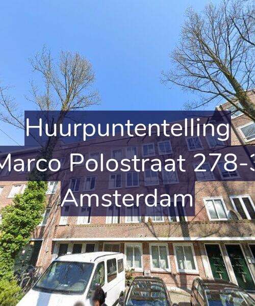 Foto gevel Huurpuntentelling voor Marco Polostraat 278-3, Amsterdam