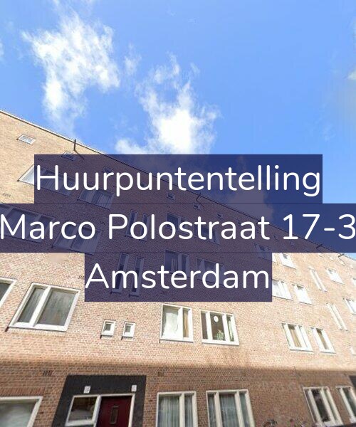 Foto gevel Huurpuntentelling voor Marco Polostraat 17-3, Amsterdam