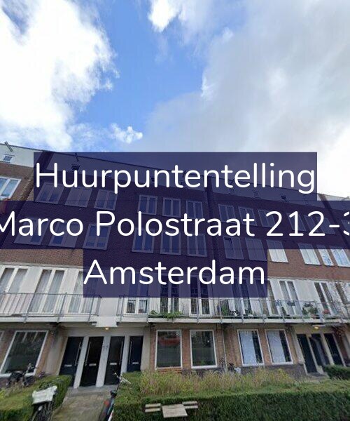 Foto gevel Huurpuntentelling voor Marco Polostraat 212-3, Amsterdam
