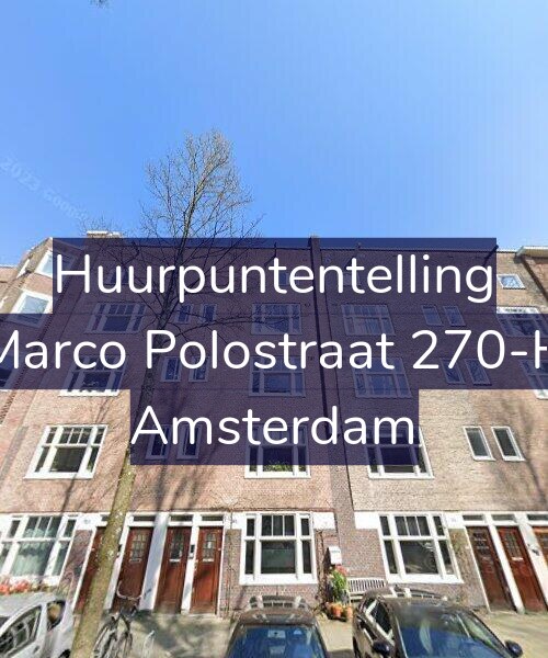 Foto gevel Huurpuntentelling voor Marco Polostraat 270-H, Amsterdam