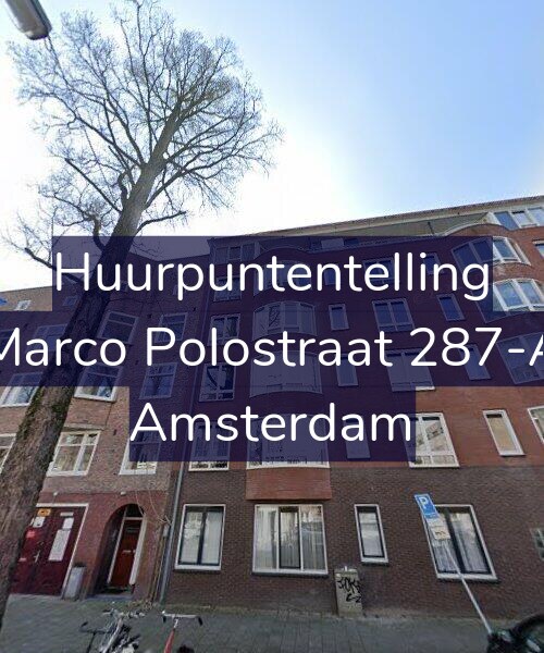 Foto gevel Huurpuntentelling voor Marco Polostraat 287-A, Amsterdam