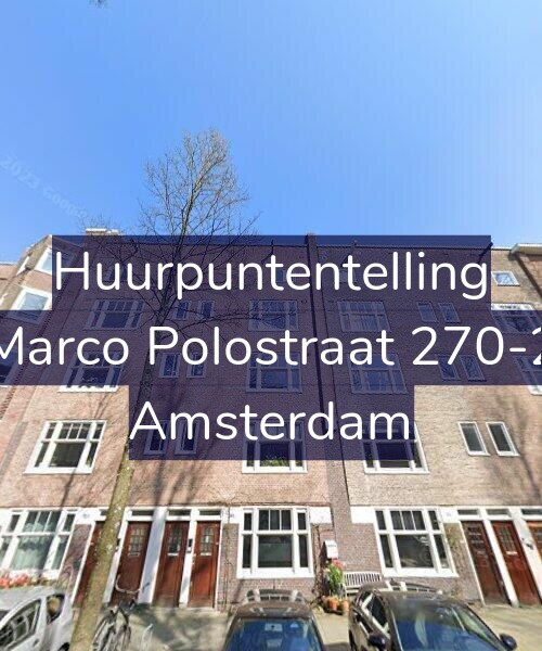 Foto gevel Huurpuntentelling voor Marco Polostraat 270-2, Amsterdam