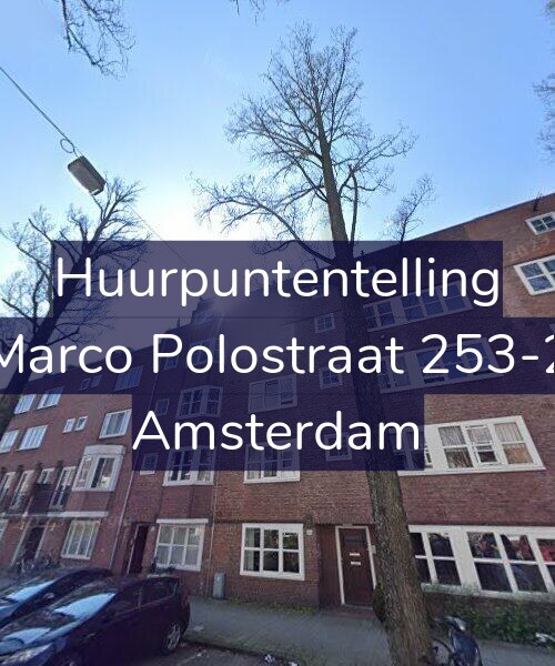 Foto gevel Huurpuntentelling voor Marco Polostraat 253-2, Amsterdam