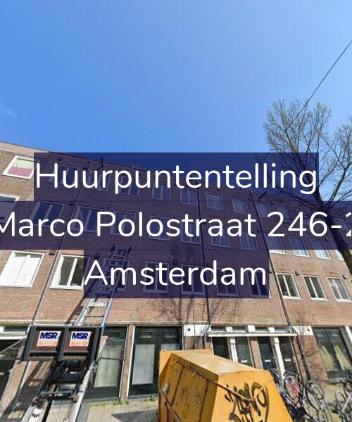Foto gevel Huurpuntentelling voor Marco Polostraat 246-2, Amsterdam