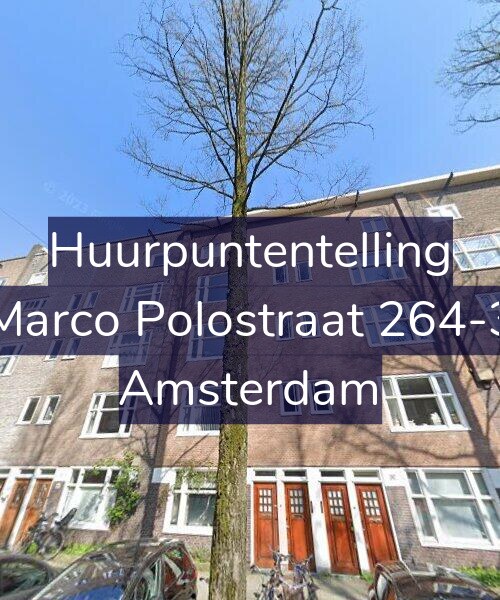 Foto gevel Huurpuntentelling voor Marco Polostraat 264-3, Amsterdam