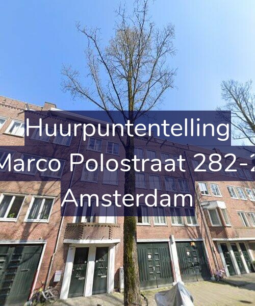 Foto gevel Huurpuntentelling voor Marco Polostraat 282-2, Amsterdam