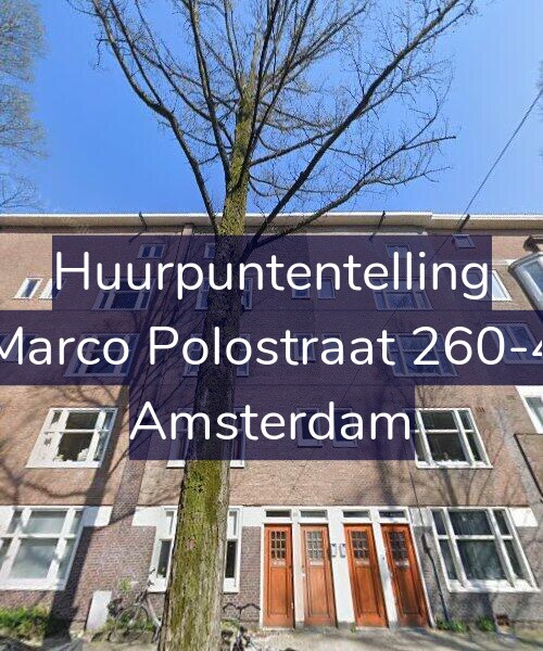 Foto gevel Huurpuntentelling voor Marco Polostraat 260-4, Amsterdam