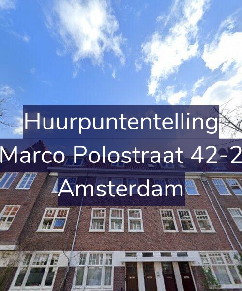 Foto gevel Huurpuntentelling voor Marco Polostraat 42-2, Amsterdam