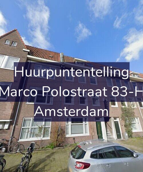 Foto gevel Huurpuntentelling voor Marco Polostraat 83-H, Amsterdam