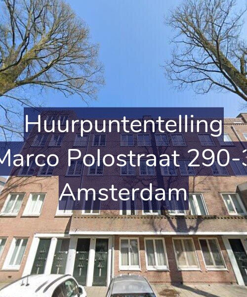 Foto gevel Huurpuntentelling voor Marco Polostraat 290-3, Amsterdam