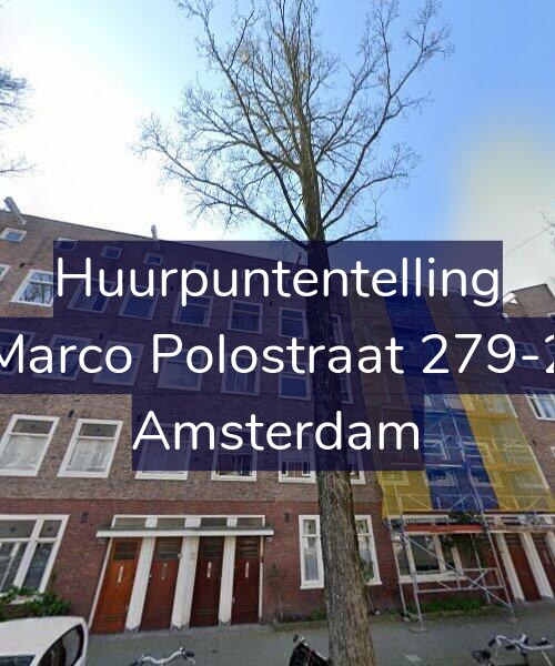 Foto gevel Huurpuntentelling voor Marco Polostraat 279-2, Amsterdam