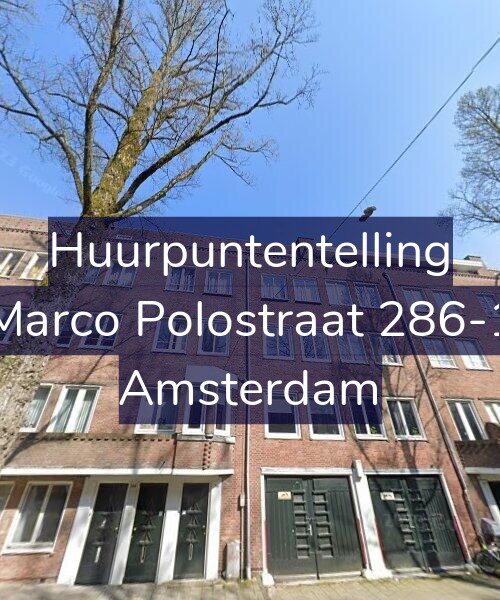 Foto gevel Huurpuntentelling voor Marco Polostraat 286-1, Amsterdam