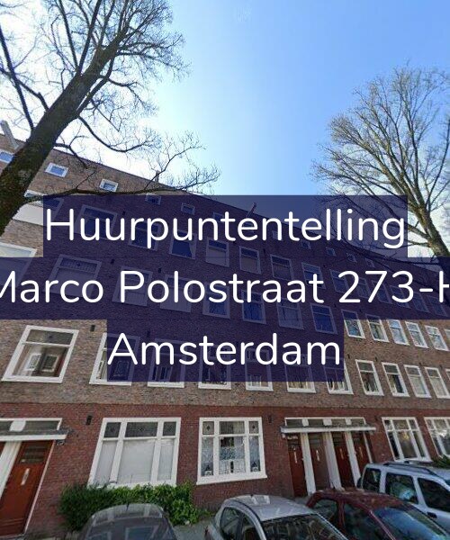 Foto gevel Huurpuntentelling voor Marco Polostraat 273-H, Amsterdam