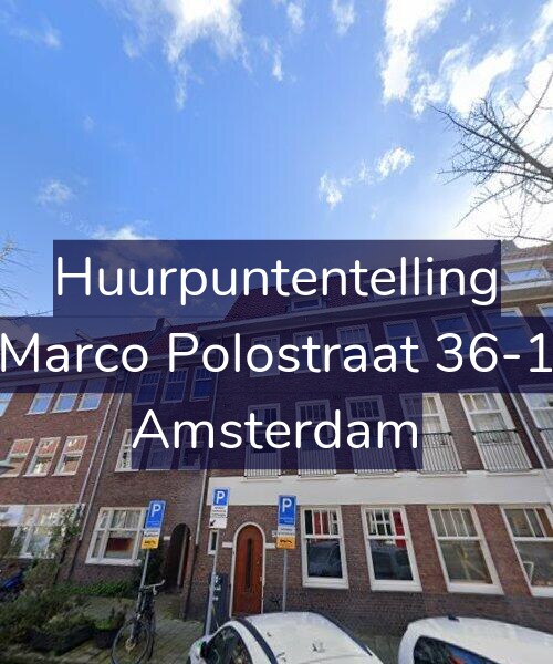 Foto gevel Huurpuntentelling voor Marco Polostraat 36-1, Amsterdam