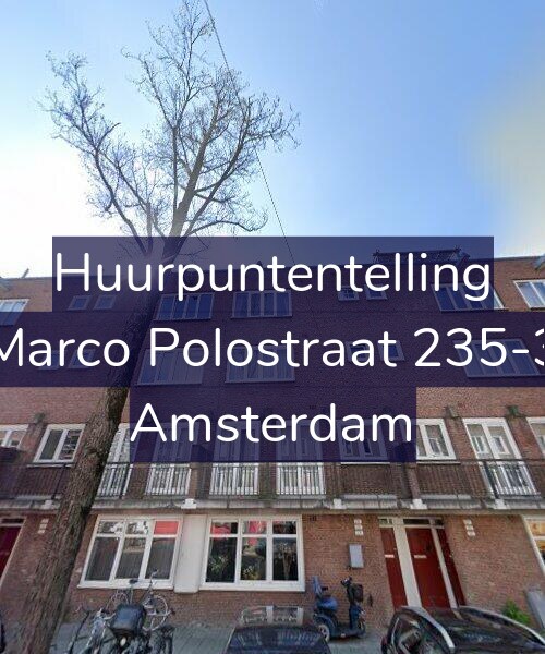 Foto gevel Huurpuntentelling voor Marco Polostraat 235-3, Amsterdam