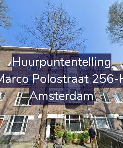 Foto gevel Huurpuntentelling voor Marco Polostraat 256-H, Amsterdam