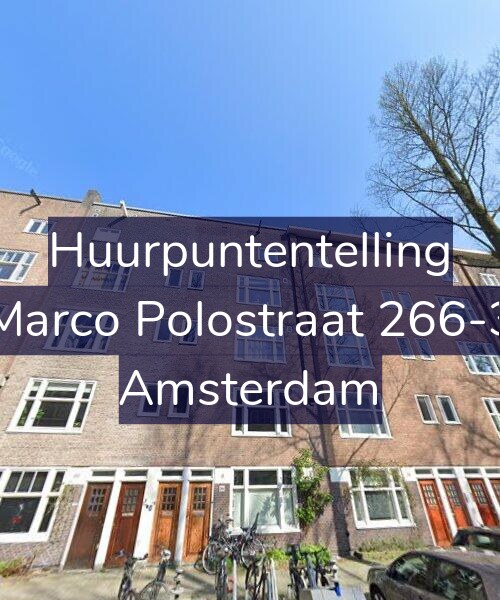 Foto gevel Huurpuntentelling voor Marco Polostraat 266-3, Amsterdam