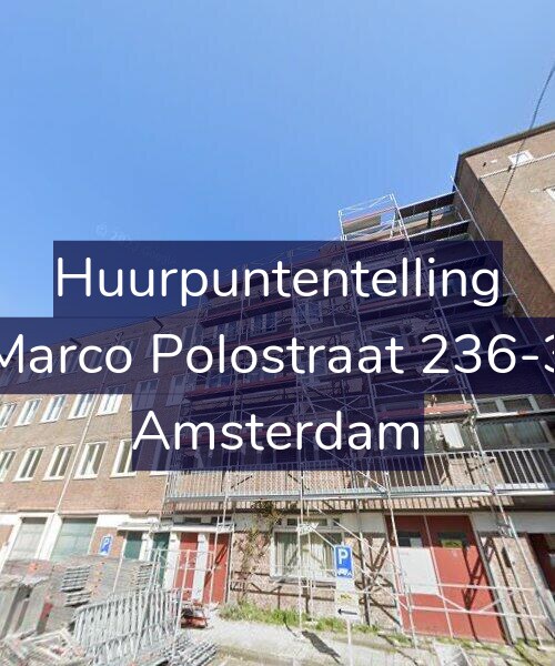 Foto gevel Huurpuntentelling voor Marco Polostraat 236-3, Amsterdam