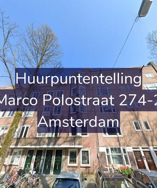 Foto gevel Huurpuntentelling voor Marco Polostraat 274-2, Amsterdam
