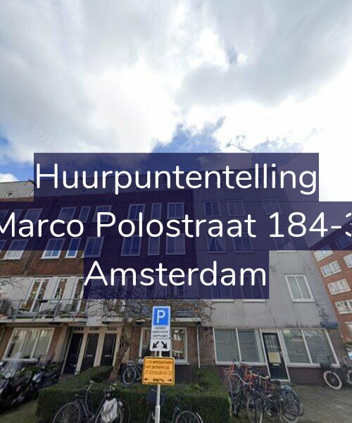 Foto gevel Huurpuntentelling voor Marco Polostraat 184-3, Amsterdam
