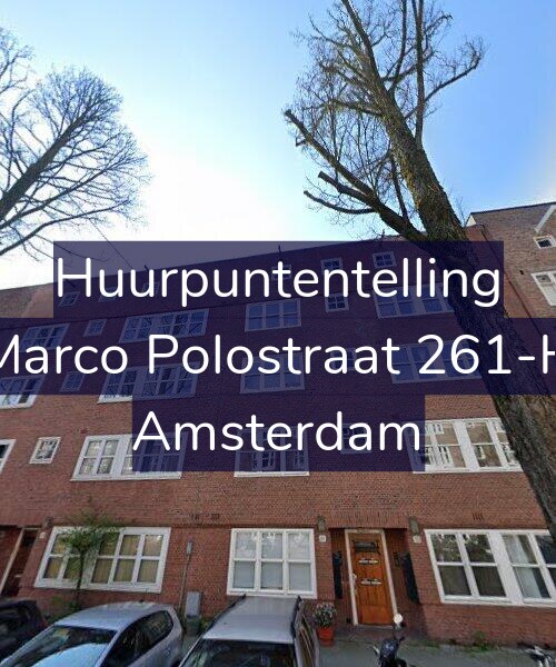 Foto gevel Huurpuntentelling voor Marco Polostraat 261-H, Amsterdam