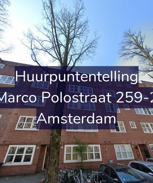 Foto gevel Huurpuntentelling voor Marco Polostraat 259-2, Amsterdam