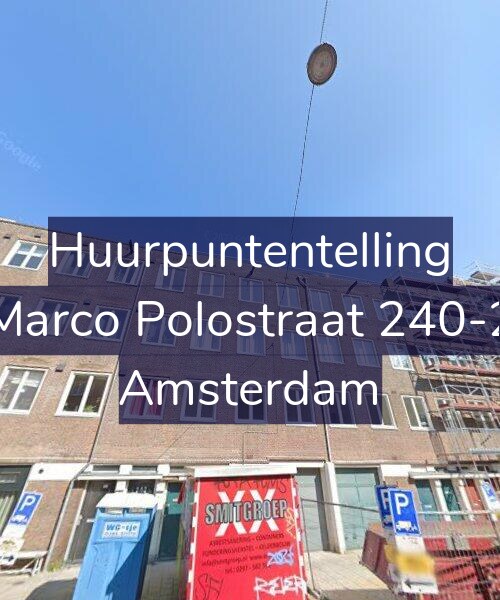 Foto gevel Huurpuntentelling voor Marco Polostraat 240-2, Amsterdam