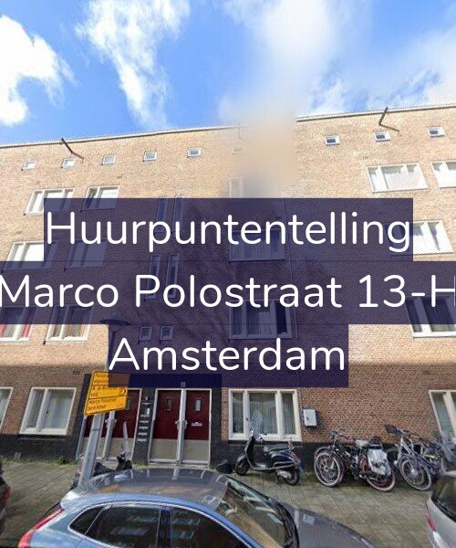 Foto gevel Huurpuntentelling voor Marco Polostraat 13-H, Amsterdam