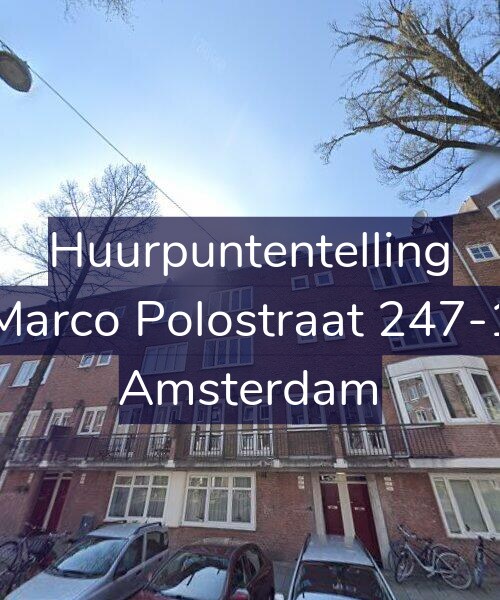 Foto gevel Huurpuntentelling voor Marco Polostraat 247-1, Amsterdam