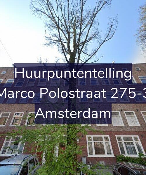 Foto gevel Huurpuntentelling voor Marco Polostraat 275-3, Amsterdam