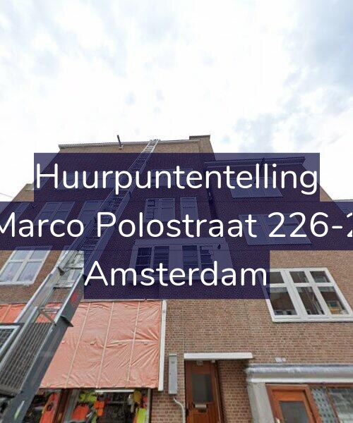 Foto gevel Huurpuntentelling voor Marco Polostraat 226-2, Amsterdam