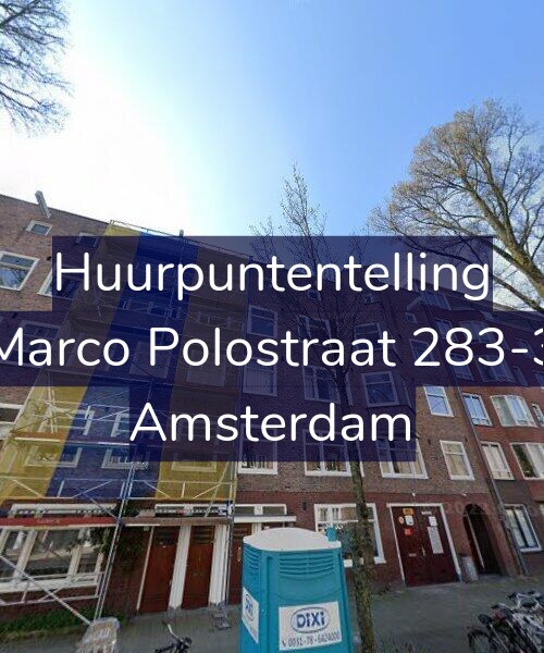 Foto gevel Huurpuntentelling voor Marco Polostraat 283-3, Amsterdam