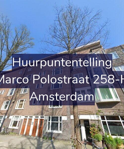 Foto gevel Huurpuntentelling voor Marco Polostraat 258-H, Amsterdam