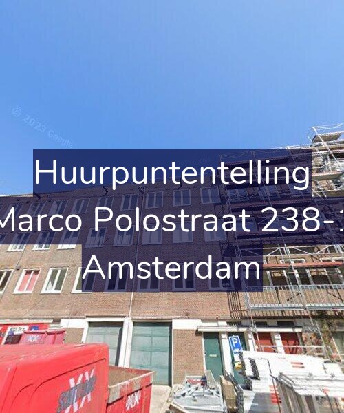 Foto gevel Huurpuntentelling voor Marco Polostraat 238-1, Amsterdam